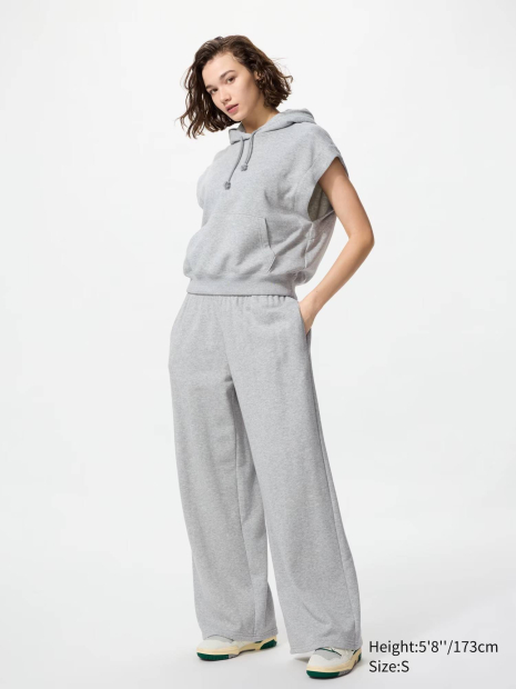 Толстовка без рукавов UNIQLO с капюшоном 1159832783 (Серый S)