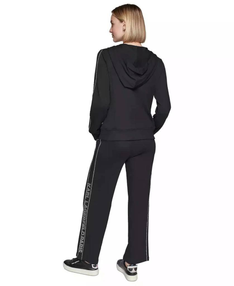 Женская толстовка Karl Lagerfeld Paris со стразами 1159834571 (Черный S)