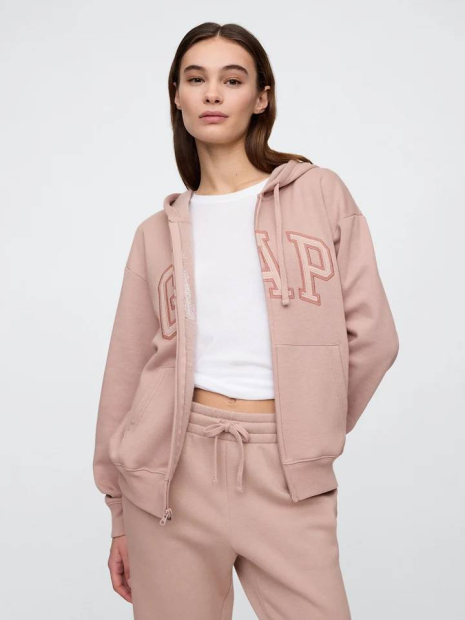 Толстовка жіноча GAP кофта з капюшоном 1159836473 (Рожевий L)