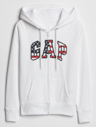 Женская толстовка GAP с капюшоном на молнии 1159766590 (Белый, XS)