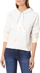 Женское худи Calvin Klein с принтом 1159769540 (Белый, XL)