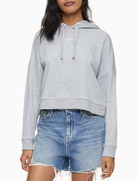 Женское худи Calvin Klein толстовка с капюшоном 1159772391 (Серый, XL)