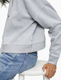 Женское худи Calvin Klein с капюшоном 1159789498 (Серый, XS)