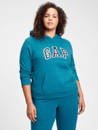 Жіноча толстовка худі GAP кофта з капюшоном 1159773495 (Білий/синій, XS)