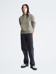 Женское худи Calvin Klein на флисе 1159774773 (Зеленый, XS)