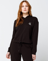 Жіноче худі Calvin Klein толстовка з капюшоном оригінал 1159775729 (Чорний, XL)