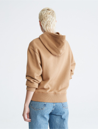 Женское худи Calvin Klein на флисе 1159776508 (Коричневый, M)