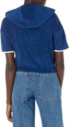 Женское худи с короткими рукавами Tommy Hilfiger 1159776952 (Синий, L)