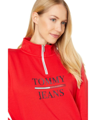 Женский свитшот Tommy Hilfiger на флисе 1159779003 (Красный, XL)