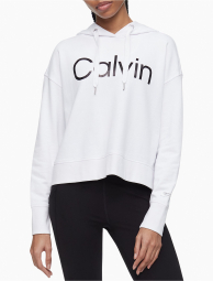 Женское худи Calvin Klein с логотипом 1159782786 (Белый, L)