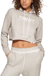 Женское худи Tommy Hilfiger с капюшоном 1159785331 (Серый, L)