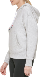 Женское укороченное худи Tommy Hilfiger на флисе 1159787814 (Серый, XL)