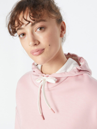 Женское укороченное худи Guess с капюшоном 1159789526 (Розовый, XL)