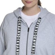 Женская толстовка DKNY на молнии 1159807373 (Серый, 3X)