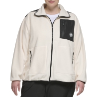 Женская куртка DKNY на молнии 1159808091 (Белый, 1X)