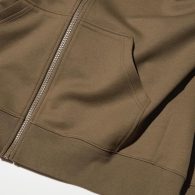 Толстовка флісова на блискавці UNIQLO з капюшоном 1159822042 (Коричневий S)