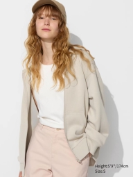 Стильна толстовка UNIQLO з капюшоном 1159827845 (Бежевий XL)