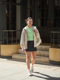 Стильна толстовка UNIQLO з капюшоном 1159827845 (Бежевий XL)
