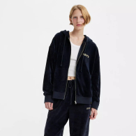 Толстовка жіноча велюрова Levi's 1159830973 (Синій XS)