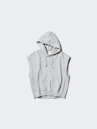 Толстовка без рукавов UNIQLO с капюшоном 1159832783 (Серый S)