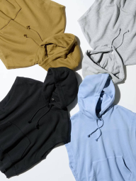 Толстовка без рукавов UNIQLO с капюшоном 1159832783 (Серый S)