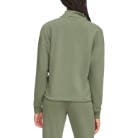 Женская толстовка Tommy Hilfiger с полумолнией 1159833931 (Зеленый XS)