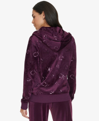 Женская велюровая толстовка Calvin Klein с пайетками 1159834787 (Бордовый S)