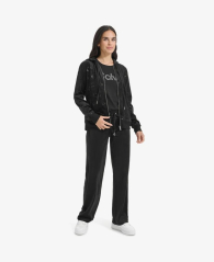 Женская велюровая толстовка Calvin Klein с пайетками 1159834806 (Черный M)