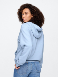 Толстовка жіноча GAP кофта з капюшоном на блискавці 1159836630 (Блакитний L)