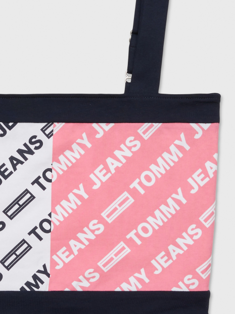 Женский топ Tommy Jeans от Tommy Hilfiger 1159779837 (Белый/Розовый, L)