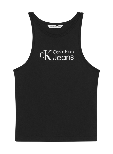 Женская майка Calvin Klein топ с логотипом 1159783002 (Черный, S)