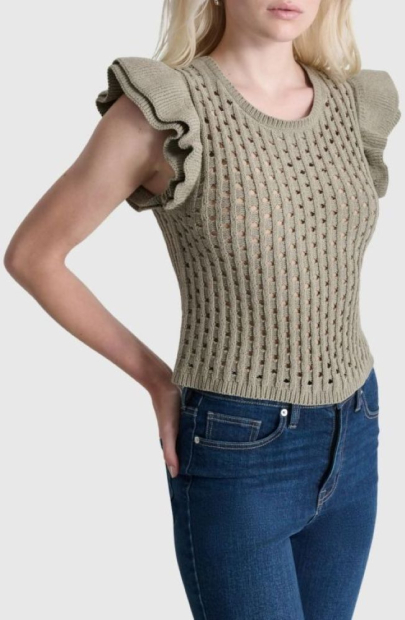 Стильний топ DKNY в'язаний 1159830930 (Зелений S)