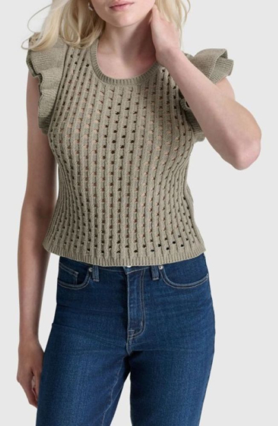 Стильний топ DKNY в'язаний 1159830930 (Зелений S)
