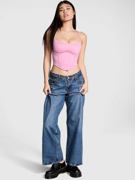 Жіночий топ Victoria's Secret Pink 1159832160 (Рожевий S)