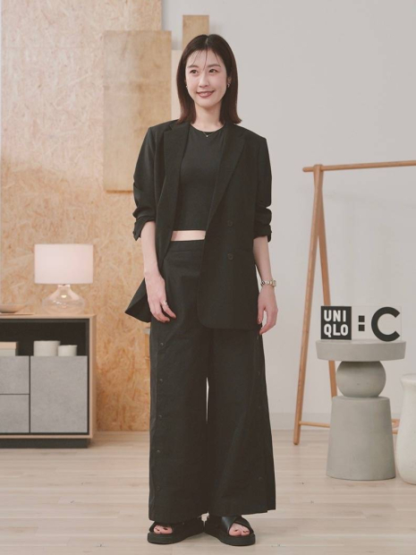 Женский топ Active от UNIQLO со вшитыми чашками 1159833265 (Черный S)