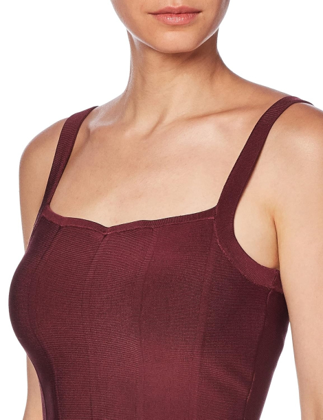 Жіночий топ GUESS на блискавці 1159834673 (Бордовий XL)