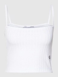 Женский топ Calvin Klein в рубчик 1159797062 (Белый, L)