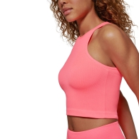 Топ в рубчик Calvin Klein укороченная майка 1159828630 (Розовый L)