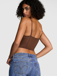 Женский топ Victoria's Secret Pink 1159832161 (Коричневый S)