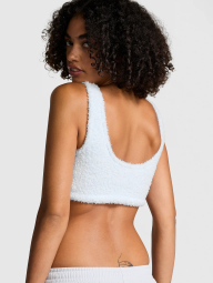 Женский мягкий топ Victoria's Secret Pink из искусственного меха 1159832927 (Голубой XXL)