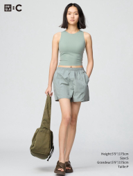 Женский топ Active от UNIQLO со вшитыми чашками 1159833271 (Зеленый M)