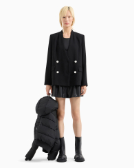 Женский топ Armani Exchange из экокожи 1159834002 (Черный M)