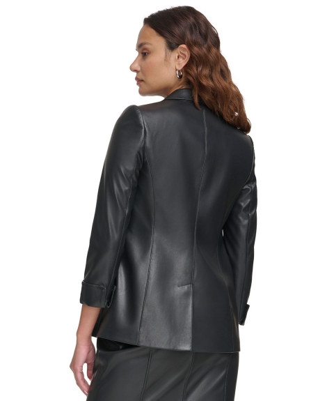 Жіноча куртка Calvin Klein зі штучної шкіри 1159810301 (Чорний, 8(M))