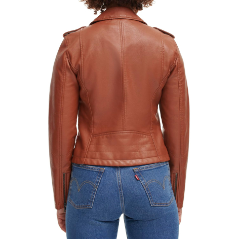 Женская куртка Levi's на молнии 1159834665 (Коричневый 4X)