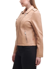 Женская куртка Levi's на молнии 1159794095 (Бежевый, 1X)