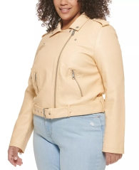 Жіноча куртка Levi's зі штучної шкіри 1159798045 (Жовтий, 2X)
