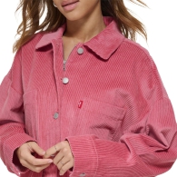 Женская вельветовая рубашка Levi's куртка 1159798046 (Розовый, L)