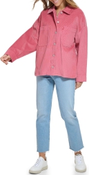 Женская вельветовая рубашка Levi's куртка 1159801652 (Розовый, M)