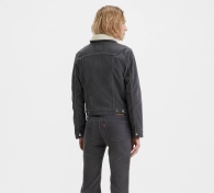 Женская вельветовая куртка Levi's с шерпой 1159802957 (Серый, XL)