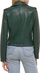 Женская асимметричная куртка Levi's из искусственной кожи 1159800407 (Зеленый, XS)